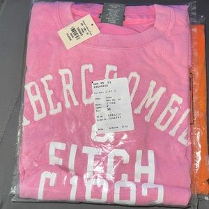 Abercrombie & Fitch embroidered logo tee